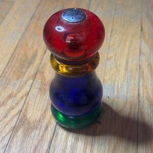 Vintage Olde Thompson Sunset Colorful Bright Multicolor Salt Shaker ONLY